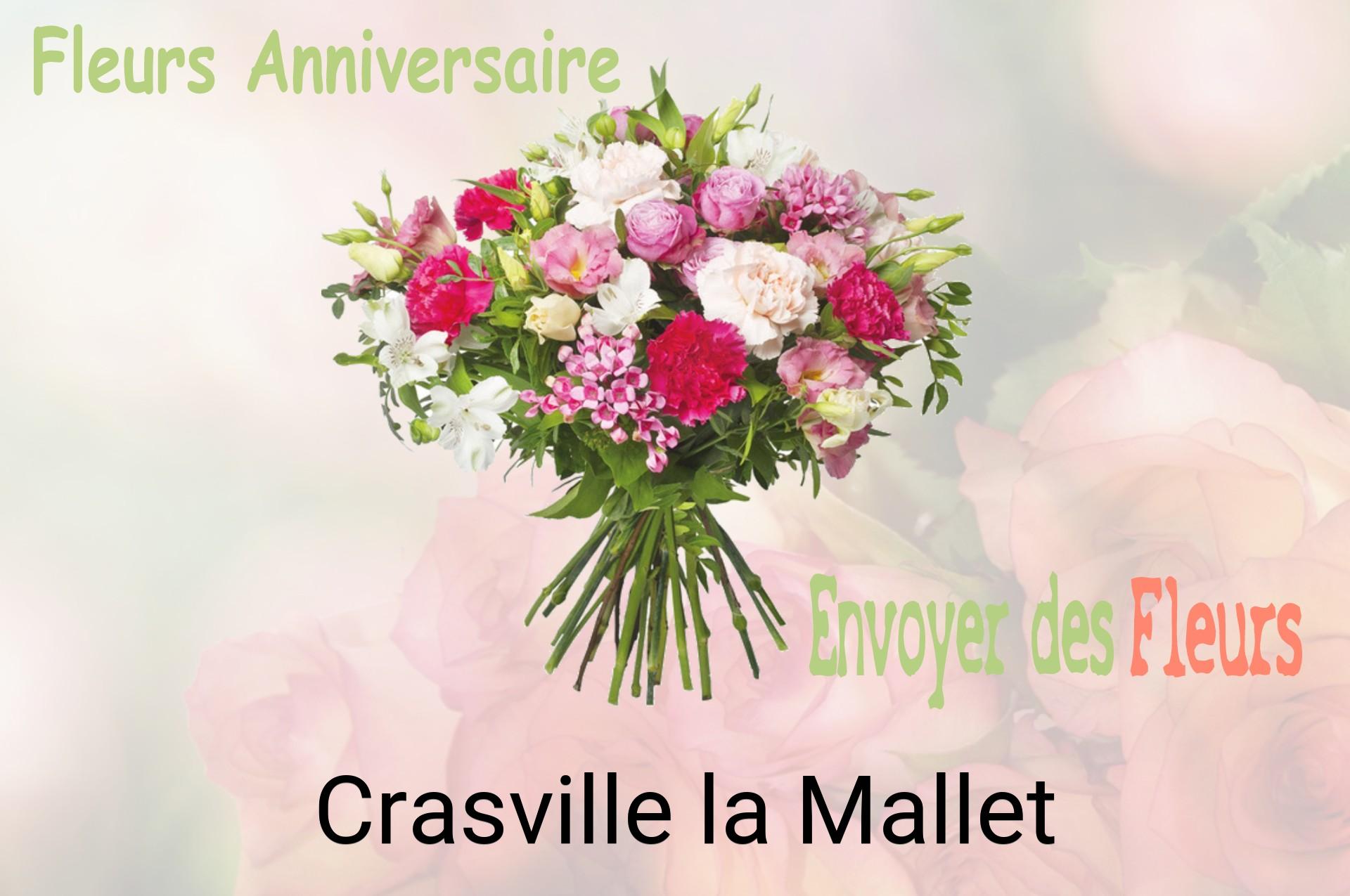 Bouquet de fleurs d’anniversaire livré à Crasville-la-Mallet